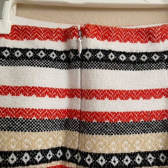 LOFT Striped Skirt - Picture 3 of 7